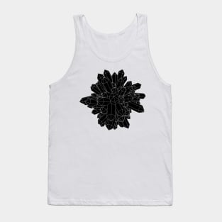 Black Crystal Tank Top